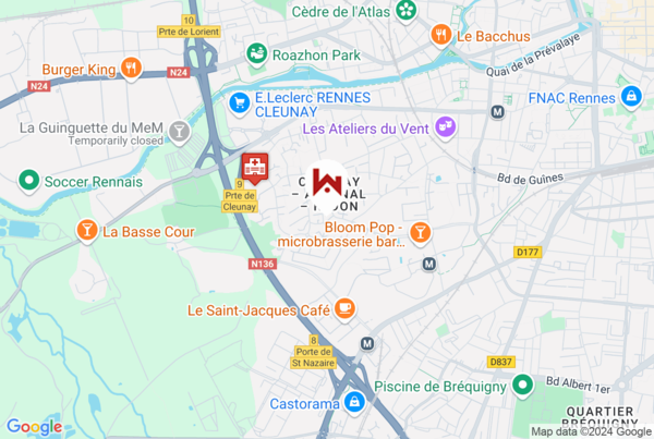 Hôpitaux Dans un rayon de 1km