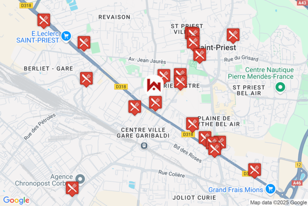 Restaurant Dans un rayon de 1km