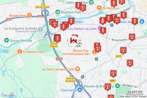 Santé dans un rayon de 1km