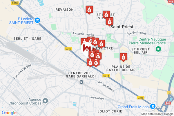 Banque Dans un rayon de 1km