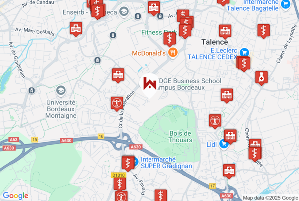Santé dans un rayon de 1km