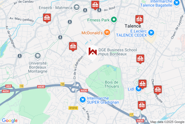 Hôpitaux Dans un rayon de 1km