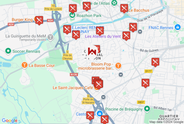 Restaurant Dans un rayon de 1km