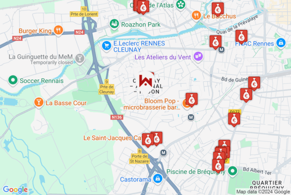 Banque Dans un rayon de 1km