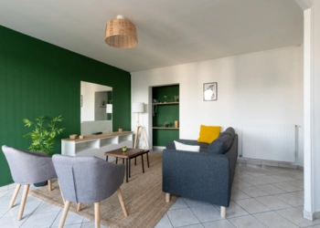 Appartement meublé T3 de 69m² avec balcon à louer centre ville de Tarbes