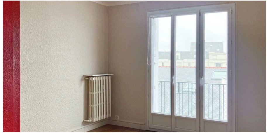 Appartement Type 2 de 57m² à louer non meublé à Nantes