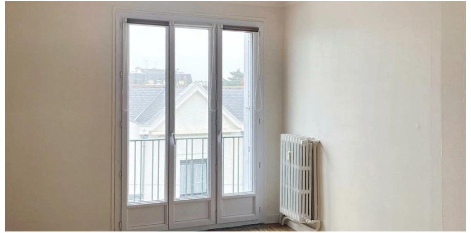 Appartement Type 2 de 57m² à louer non meublé à Nantes