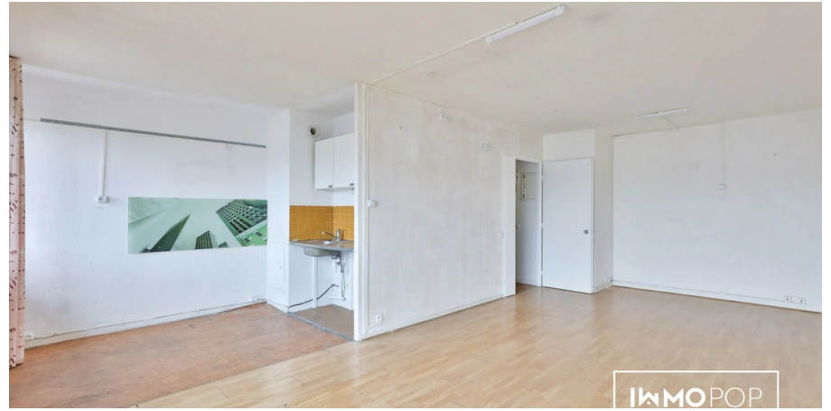 Appartement Type 1 de 35 m² à louer avec balcon, parking et cave à La Villette