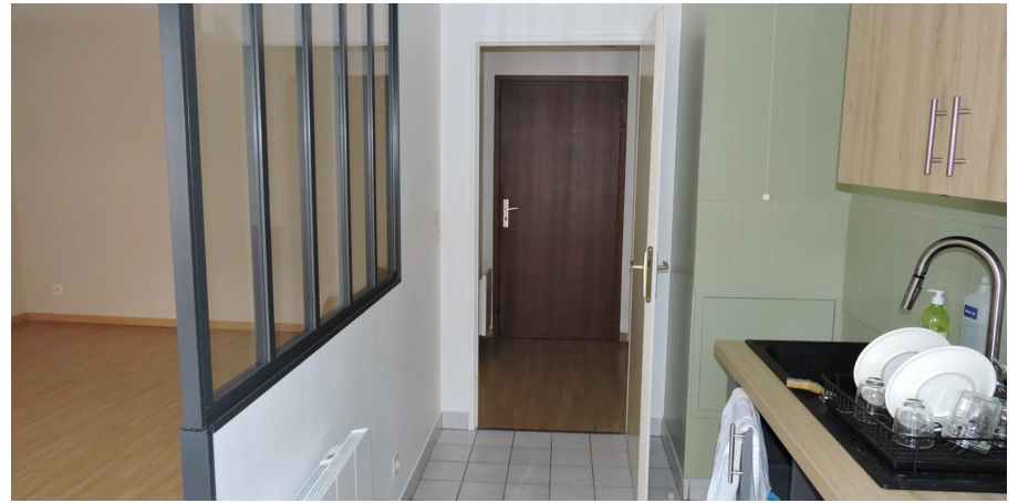 A louer appartement T2 de 51m2 avec balcon et parking à Nantes