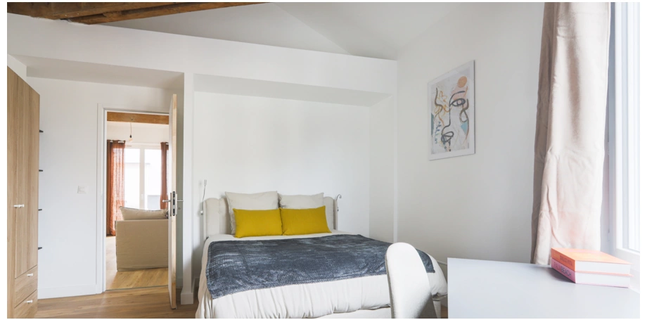 Chambre de 16m2 en colocation proche Bassin à flot