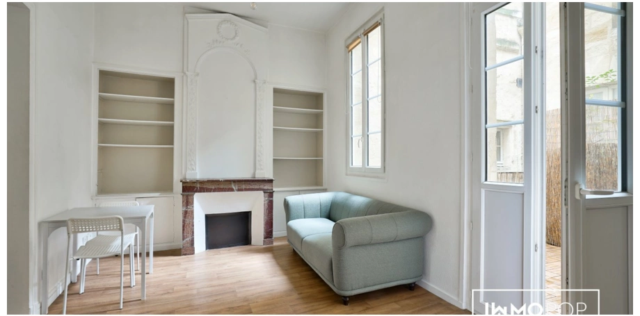 Appartement meublé Type 2 de 43m² avec balcon et terrasse à louer sur Bordeaux
