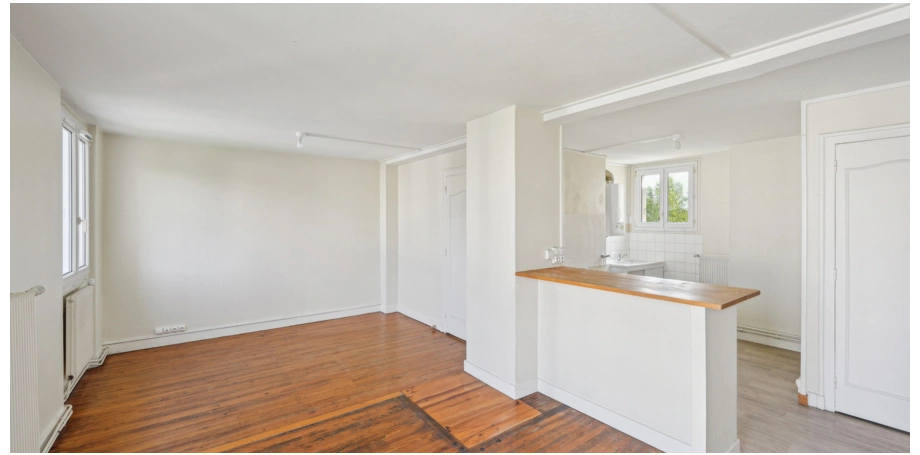 Appartement non meublé Type 3 de 61m² avec balcon et cave à Bordeaux